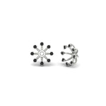 Load image into Gallery viewer, floral-halo-black-diamond-earring-jackets-for-2-carat-studs-in-white-gold-fdear894gblackangle1-2.00ct-nl-wg?v=1762512700
