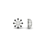 Load image into Gallery viewer, floral-halo-black-diamond-earring-jackets-for-2-carat-studs-in-white-gold-fdear894gblackangle4-2.00ct-nl-wg?v=1762512700
