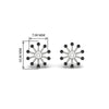 Load image into Gallery viewer, floral-halo-black-diamond-earring-jackets-for-3-carat-studs-in-white-gold-fdear894gblackangle2-3.00ct-nl-wg-hw?v=1762513221