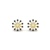Load image into Gallery viewer, floral-halo-black-diamond-earring-jackets-for-3-carat-studs-in-yellow-gold-fdear894gblackangle2-3.00ct-nl-yg?v=1762513222