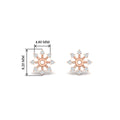 Thumbnail 5 - floral-halo-diamond-earring-jackets-for-1-carat-studs-in-rose-gold-fdear894angle2-1.00ct-nl-rg-hw?v=1762512696