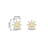 Load image into Gallery viewer, floral-halo-diamond-earring-jackets-for-1-carat-studs-in-yellow-gold-fdear894angle2-1.00ct-nl-yg-hw?v=1762512696