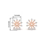 Load image into Gallery viewer, floral-halo-diamond-earring-jackets-for-3-carat-studs-in-rose-gold-fdear894angle2-3.00ct-nl-rg-hw?v=1762513221