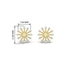 Load image into Gallery viewer, floral-halo-diamond-earring-jackets-for-4-carat-studs-in-yellow-gold-fdear894angle2-4.00ct-nl-yg-hw?v=1762512708