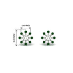 Load image into Gallery viewer, floral-halo-emerald-earring-jackets-for-1-carat-studs-in-white-gold-fdear894gemgrangle2-1.00ct-nl-wg-hw?v=1762512697
