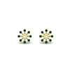 Load image into Gallery viewer, floral-halo-emerald-earring-jackets-for-1-carat-studs-in-yellow-gold-fdear894gemgrangle2-1.00ct-nl-yg?v=1762512696