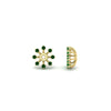Load image into Gallery viewer, floral-halo-emerald-earring-jackets-for-1-carat-studs-in-yellow-gold-fdear894gemgrangle4-1.00ct-nl-yg?v=1762512697