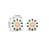 Load image into Gallery viewer, floral-halo-emerald-earring-jackets-for-3-carat-studs-in-rose-gold-fdear894gemgrangle2-3.00ct-nl-rg-hw?v=1762513221