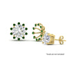 Load image into Gallery viewer, floral-halo-emerald-earring-jackets-for-3-carat-studs-in-yellow-gold-fdear894gemgrangle3-3.00ct-nl-yg?v=1762513222