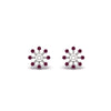 Load image into Gallery viewer, floral-halo-pink-sapphire-earring-jackets-for-1-carat-studs-in-white-gold-fdear894gsadrpiangle2-1.00ct-nl-wg?v=1762512696