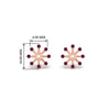 Load image into Gallery viewer, floral-halo-pink-sapphire-earring-jackets-for-2-carat-studs-in-rose-gold-fdear894gsadrpiangle2-2.00ct-nl-rg-hw?v=1762512700