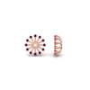Load image into Gallery viewer, floral-halo-pink-sapphire-earring-jackets-for-4-carat-studs-in-rose-gold-fdear894gsadrpiangle4-4.00ct-nl-rg?v=1762512708