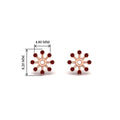 Thumbnail 23 - floral-halo-ruby-earring-jackets-for-1-carat-studs-in-rose-gold-fdear894grudrangle2-1.00ct-nl-rg-hw?v=1762512696