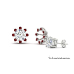 Load image into Gallery viewer, floral-halo-ruby-earring-jackets-for-1-carat-studs-in-white-gold-fdear894grudrangle3-1.00ct-nl-wg-lg1?v=1762512696
