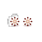 Load image into Gallery viewer, floral-halo-ruby-earring-jackets-for-2-carat-studs-in-rose-gold-fdear894grudrangle2-2.00ct-nl-rg-hw?v=1762512700
