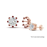 Load image into Gallery viewer, floral-halo-ruby-earring-jackets-for-2-carat-studs-in-rose-gold-fdear894grudrangle3-2.00ct-nl-rg-lg1?v=1762512700
