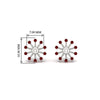 Load image into Gallery viewer, floral-halo-ruby-earring-jackets-for-3-carat-studs-in-white-gold-fdear894grudrangle2-3.00ct-nl-wg-hw?v=1762513221