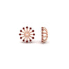 Load image into Gallery viewer, floral-halo-ruby-earring-jackets-for-4-carat-studs-in-rose-gold-fdear894grudrangle4-4.00ct-nl-rg?v=1762512708