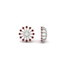 Load image into Gallery viewer, floral-halo-ruby-earring-jackets-for-4-carat-studs-in-white-gold-fdear894grudrangle4-4.00ct-nl-wg?v=1762512709
