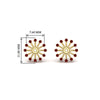 Load image into Gallery viewer, floral-halo-ruby-earring-jackets-for-4-carat-studs-in-yellow-gold-fdear894grudrangle2-4.00ct-nl-yg-hw?v=1762512709