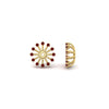 Load image into Gallery viewer, floral-halo-ruby-earring-jackets-for-4-carat-studs-in-yellow-gold-fdear894grudrangle4-4.00ct-nl-yg?v=1762512709