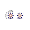 Load image into Gallery viewer, floral-halo-sapphire-earring-jackets-for-1-carat-studs-in-rose-gold-fdear894gsablangle2-1.00ct-nl-rg-hw?v=1762512696
