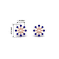 Thumbnail 11 - floral-halo-sapphire-earring-jackets-for-1-carat-studs-in-rose-gold-fdear894gsablangle2-1.00ct-nl-rg-hw?v=1762512696