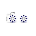 Load image into Gallery viewer, floral-halo-sapphire-earring-jackets-for-1-carat-studs-in-white-gold-fdear894gsablangle2-1.00ct-nl-wg-hw?v=1762512696
