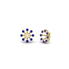 Load image into Gallery viewer, floral-halo-sapphire-earring-jackets-for-1-carat-studs-in-yellow-gold-fdear894gsablangle1-1.00ct-nl-yg?v=1762512696