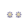 Load image into Gallery viewer, floral-halo-sapphire-earring-jackets-for-1-carat-studs-in-yellow-gold-fdear894gsablangle2-1.00ct-nl-yg?v=1762512696