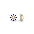 Thumbnail 84 - floral-halo-sapphire-earring-jackets-for-1-carat-studs-in-yellow-gold-fdear894gsablangle4-1.00ct-nl-yg?v=1762512696