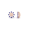 Load image into Gallery viewer, floral-halo-sapphire-earring-jackets-for-2-carat-studs-in-rose-gold-fdear894gsablangle4-2.00ct-nl-rg?v=1762512700