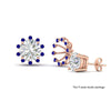 Load image into Gallery viewer, floral-halo-sapphire-earring-jackets-for-3-carat-studs-in-rose-gold-fdear894gsablangle3-3.00ct-nl-rg-lg1?v=1762513221