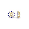 Load image into Gallery viewer, floral-halo-sapphire-earring-jackets-for-3-carat-studs-in-yellow-gold-fdear894gsablangle4-3.00ct-nl-yg?v=1762513222