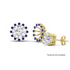 Load image into Gallery viewer, floral-halo-sapphire-earring-jackets-for-4-carat-studs-in-yellow-gold-fdear894gsablangle3-4.00ct-nl-yg?v=1762512709