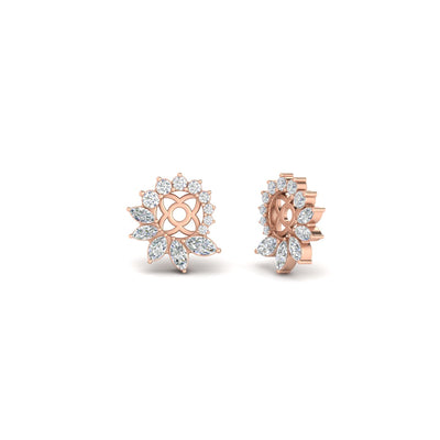 Floral Halo Ear Jacket