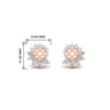 Load image into Gallery viewer, floral-halo-style-for-1-carat-ear-jacket-in-rose-gold-fdear10312angle2-1.00ct-nl-rg-hw.jpg?v=1762858832