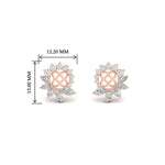 Load image into Gallery viewer, floral-halo-style-for-2-carat-ear-jacket-in-rose-gold-fdear10312angle2-2.00ct-nl-rg-hw.jpg?v=1762858832

