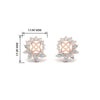 Load image into Gallery viewer, floral-halo-style-for-3-carat-ear-jacket-in-rose-gold-fdear10312angle2-3.00ct-nl-rg-hw.jpg?v=1762859322