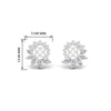 Load image into Gallery viewer, floral-halo-style-for-3-carat-ear-jacket-in-white-gold-fdear10312angle2-3.00ct-nl-wg-hw.jpg?v=1762859322