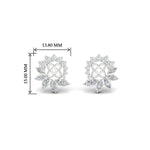 Load image into Gallery viewer, floral-halo-style-for-3-carat-ear-jacket-in-white-gold-fdear10312angle2-3.00ct-nl-wg-hw.jpg?v=1762859322
