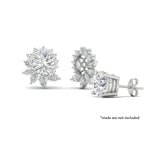 Load image into Gallery viewer, floral-halo-style-for-3-carat-ear-jacket-in-white-gold-fdear10312angle3-3.00ct-nl-wg.jpg?v=1762859322
