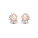 Load image into Gallery viewer, floral-halo-style-for-4-carat-ear-jacket-in-rose-gold-fdear10312angle2-4.00ct-nl-rg.jpg?v=1762859614
