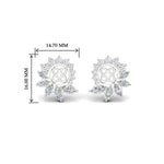 Load image into Gallery viewer, floral-halo-style-for-4-carat-ear-jacket-in-white-gold-fdear10312angle2-4.00ct-nl-wg-hw.jpg?v=1762859614
