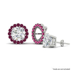 Load image into Gallery viewer, floral-pink-sapphire-earrings-jacket-for-3-carat-stud-in-white-gold-fdear11307gsadrpiangle1-0-65ct-nl-wg.jpg