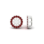 Load image into Gallery viewer, floral-ruby-earrings-jacket-for-3-carat-stud-in-white-gold-fdear11307grudrangle1-0-65ct-nl-wg.jpg