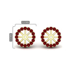 Load image into Gallery viewer, floral-ruby-earrings-jacket-for-3-carat-stud-in-yellow-gold-fdear11307grudrangle1-0-65ct-nl-yg.jpg