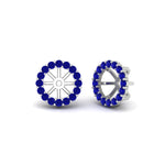 Load image into Gallery viewer, floral-sapphire-earrings-jacket-for-3-carat-stud-in-white-gold-fdear11307gsablangle1-0-65ct-nl-wg.jpg