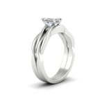 Load image into Gallery viewer, floral-vine-emerald-cut-engagement-and-wedding-ring-set-in-white-gold-fdens8252emangle2-nl-wg.jpg