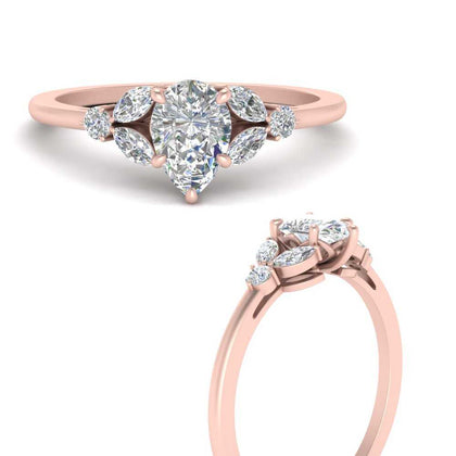 floral-vintage-lab-pear-diamond-ring-with-accents-in-rose-gold-FDENR635PERANGLE3-NL-RG